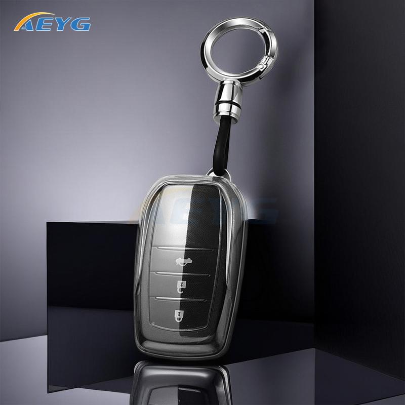 Car Key Case Shell For Toyota Corolla Se Camry 50 55 Tlc200 Yaris Land Cruiser Prado150 Rav4 Venza Sienna Keyless Keychain