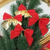 12Pcs 5cm Christmas Decorations Bow Xmas Tree Pendant Ornament for Home Room Decor Navidad New Year Party 2026 Gifts Accessories
