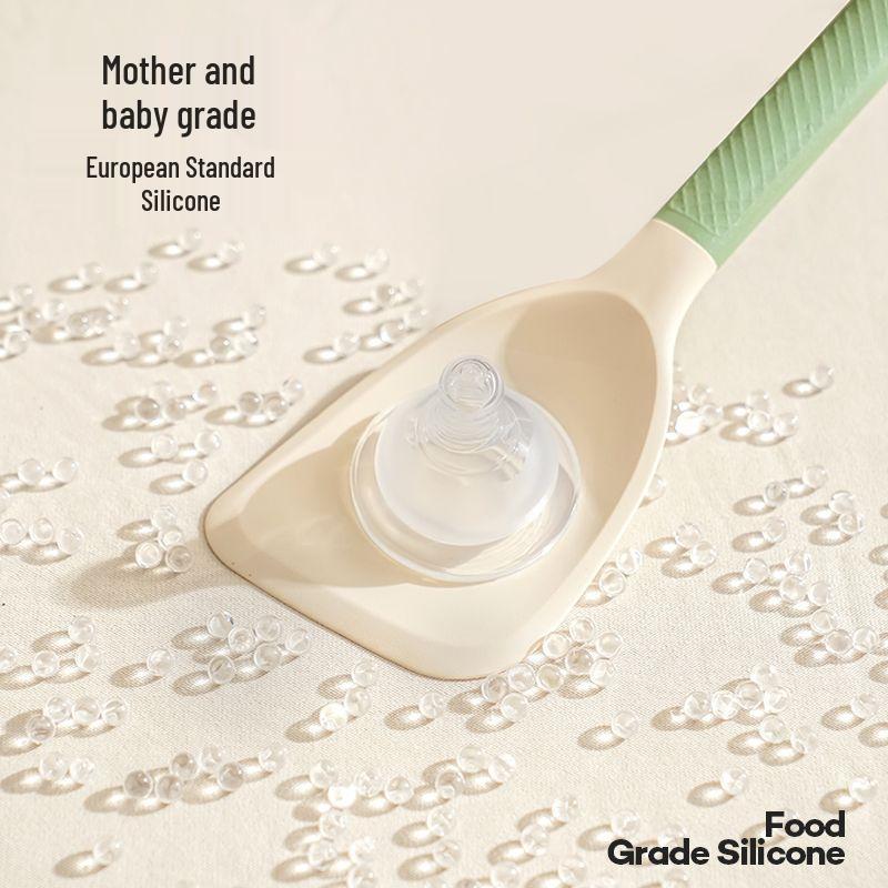 High-Temperature Resistant Silicone Mini Spatula for Frying Eggs, Pancakes, and Steak In Non-stick Pans.