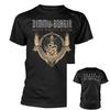DIMMU BORGIR Pentagramma del Culto della Morte Maglietta a Banda Rossa Cotone Grafica Uomo Donna Estiva Streetwear