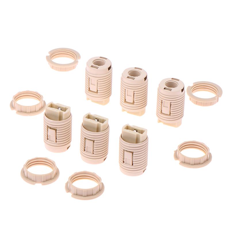 10Pcs G9 Lamp Holder Ring Lamp Bases G9 Lamp Socket With Plastic Shell Ceramic G9 Lamp Holder With M10 Plastic Bracket Lighting