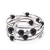 Bohemian Style Natural Turquoise Wrap Bracelet for Women - Multilayer Design