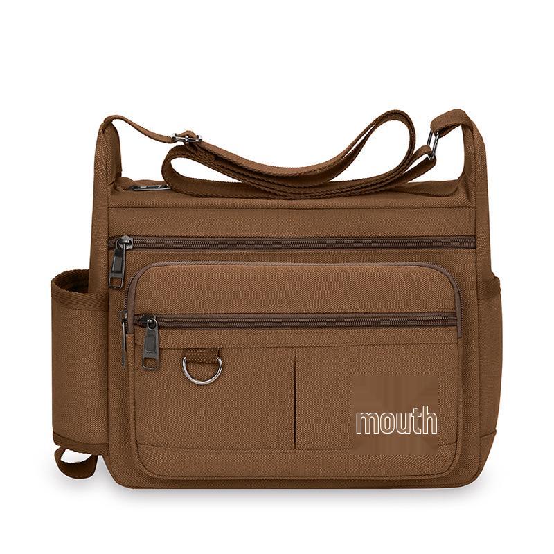 Herren Canvas Umhänge- und Schultertasche - Lässige Reise Messenger und Rucksack