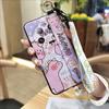 Cartoon Soft case Phone Case For Xiaomi 13 Ultra Lanyard Anti-knock Protective Ring Silicone Wristband Durable Cute