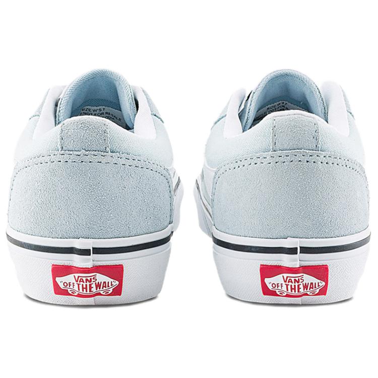 Vans Vero LS Canvas Comfortable Versatile Low-Top Skate Shoes Women Sneaker Light-Blue VN000VA3FOA