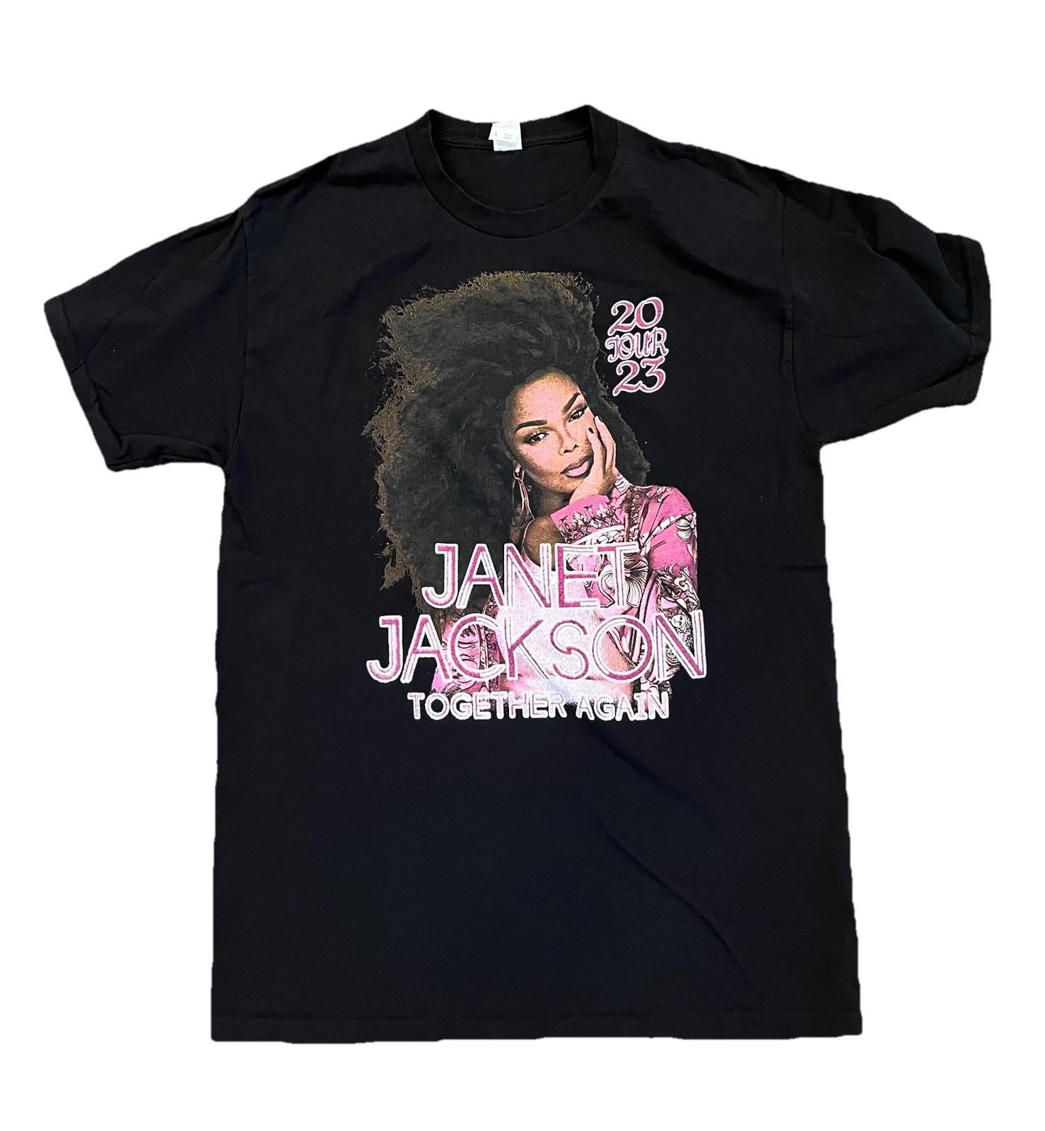 Janet Jackson Together Again Tour 2023 Ludacris Concert Merch Mens Large Unisex T-Shirt XXXXL