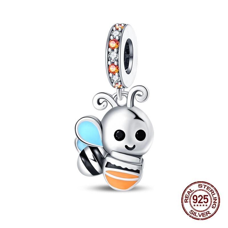 Charms Copper Squirrel Maple Leaf Honey Autumn Charms Beads Fit Original Bracelets Bangle Necklace Fine Diy Jewelry