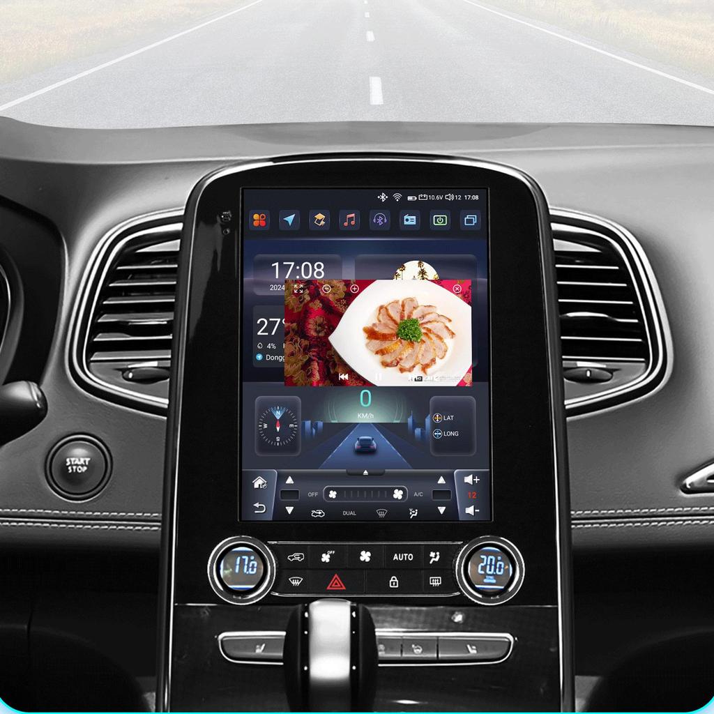 Hizpo 9,7 Tesla Stil Carplay 4G 2Din Android Autoradio für Renault Scenic 2013 - 2024 Multimedia Video Player GPS DSP Autoradio Intelligenter Bildschirm