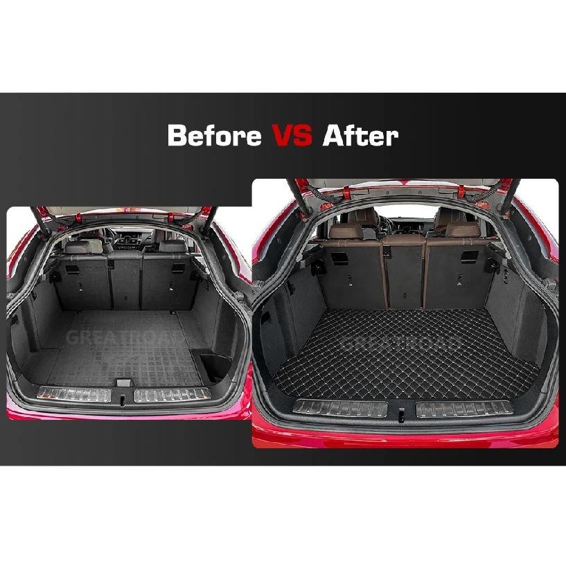 Car Trunk Mat for Porsche Panamera 2010 2011 2012 2013 2014 2015 2016 Cargo Liner Carpet Interior Parts Accessories Cover