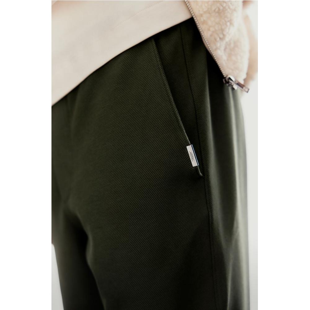 H M sliM Fit Twill Jogger Pants kHaki Green