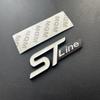 3D Metal ST Line Logo Car Front Grill Emblem Sticker Rear Trunk Badge For Ford Kuga MK3 MK4 S Max Focus Puma Fiesta Accessories