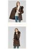 Women's Mid-Length Korean Style Cotton Padded Parka - Velvet Lined Winter Jacket