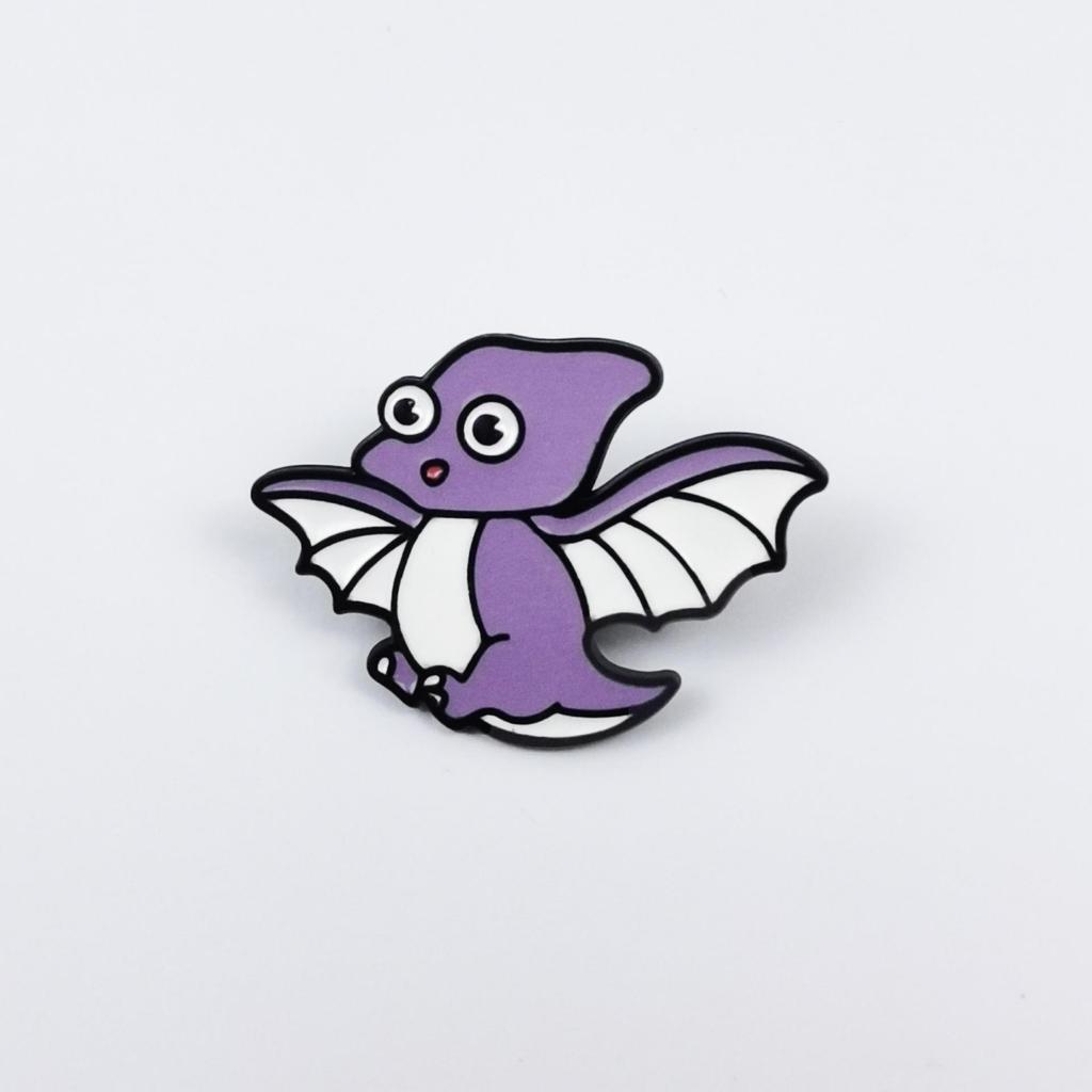 Cute Dinosaur Brooch Set: Triceratops & Brontosaurus Metal Badges for Kids' Clothing or Bag Decoration