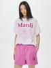 [mittwochmarkt] T-SHIRT FLOWERMARDI DUO_WEISS MAGENTA