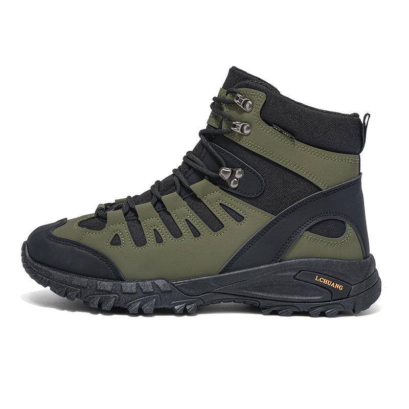 Men Tactical Boots Lace Up Male Ankle Military Army Boots Unisex Work Hiking Shoe Desert Waterproof Brand Climbing Shoes