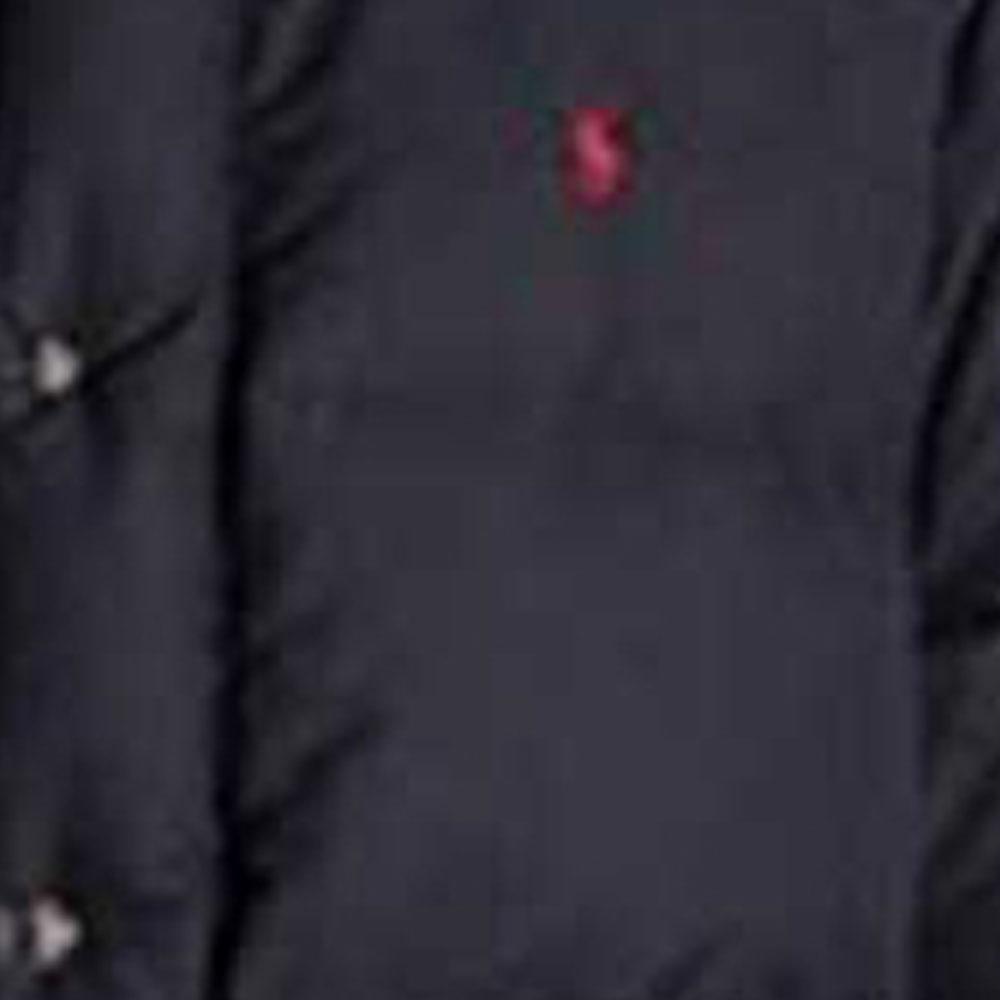 Polo Ralph Lauren FW22 Solid Color Small Pony Embroidered Hooded Long Sleeve Down Jacket Men Jacket Black 710919271-001