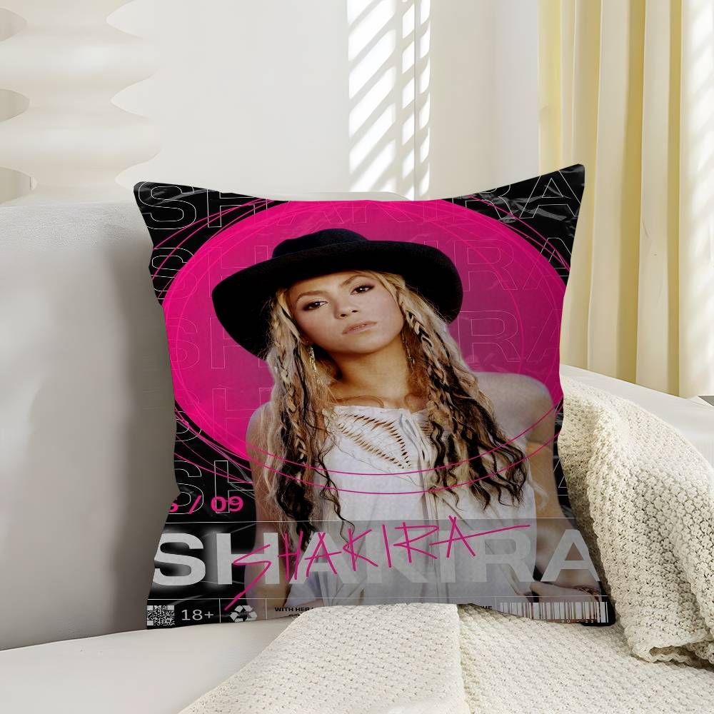 Pop Culture Graphics Shakira Pillow Cushion Cover Pillowcase Living Room Sofa Home Decor Customized