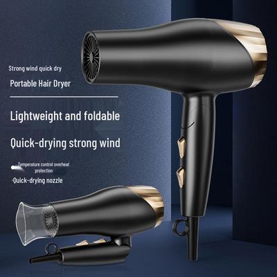 High-Power Professional Hair Dryer: Quiet, Salon-Quality Blow Drying with Negative Ion Technology for Home or Barber Use
