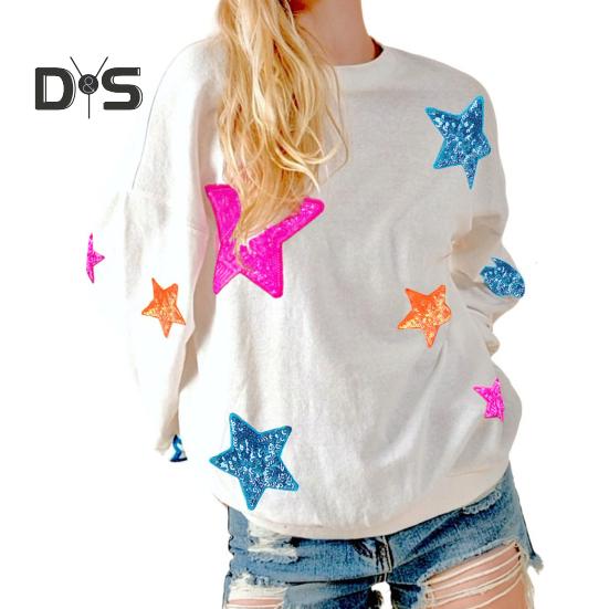 20 buc. Petice de pânză în formă de pentagramă cu paiete, culori diferite, pulover, rochie, bluză, decor, bricolaj, cusătură, plasture, accesorii pentru îmbrăcăminte, petrecere de nuntă