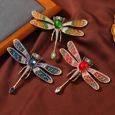 Dragonfly Brooch Female Corsage Suit Jacket Badges Pin Clothing Accessories