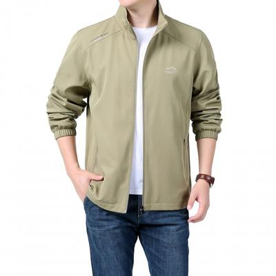 Frühling und Herbst Neue Herren Mittelalter Vaters Lässige Einfache Jacke Business Herrenbekleidung