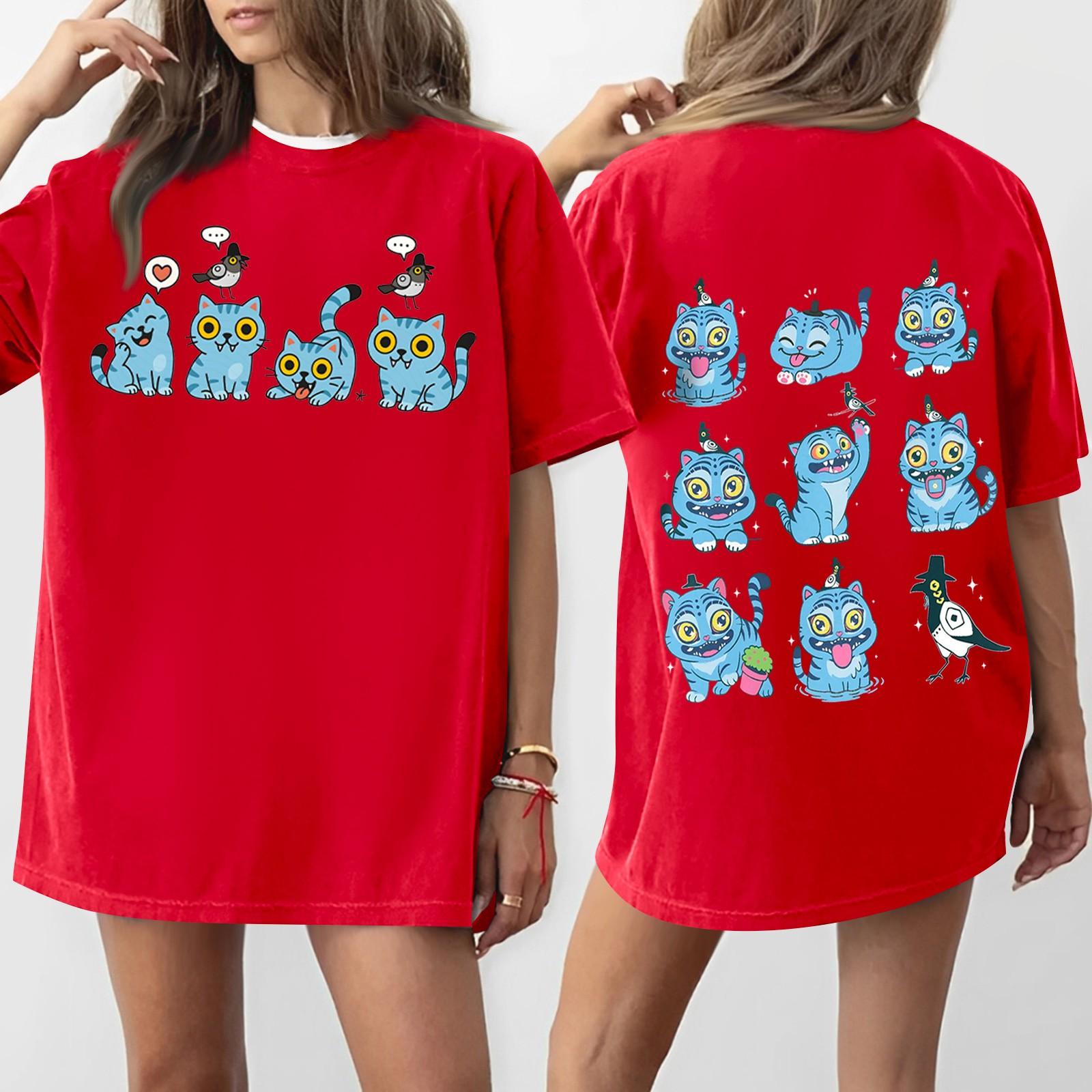 

Жіноча футболка з круглим вирізом, з принтом, з короткими рукавами M червоний