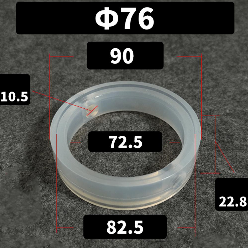 38 51 63 76 102mm EPDM Slicone Santiary Seal Gasket Replacement For 1.5" 2" 2.5" 3" 4" Tri Clamp Butterfly Valve Homebrew