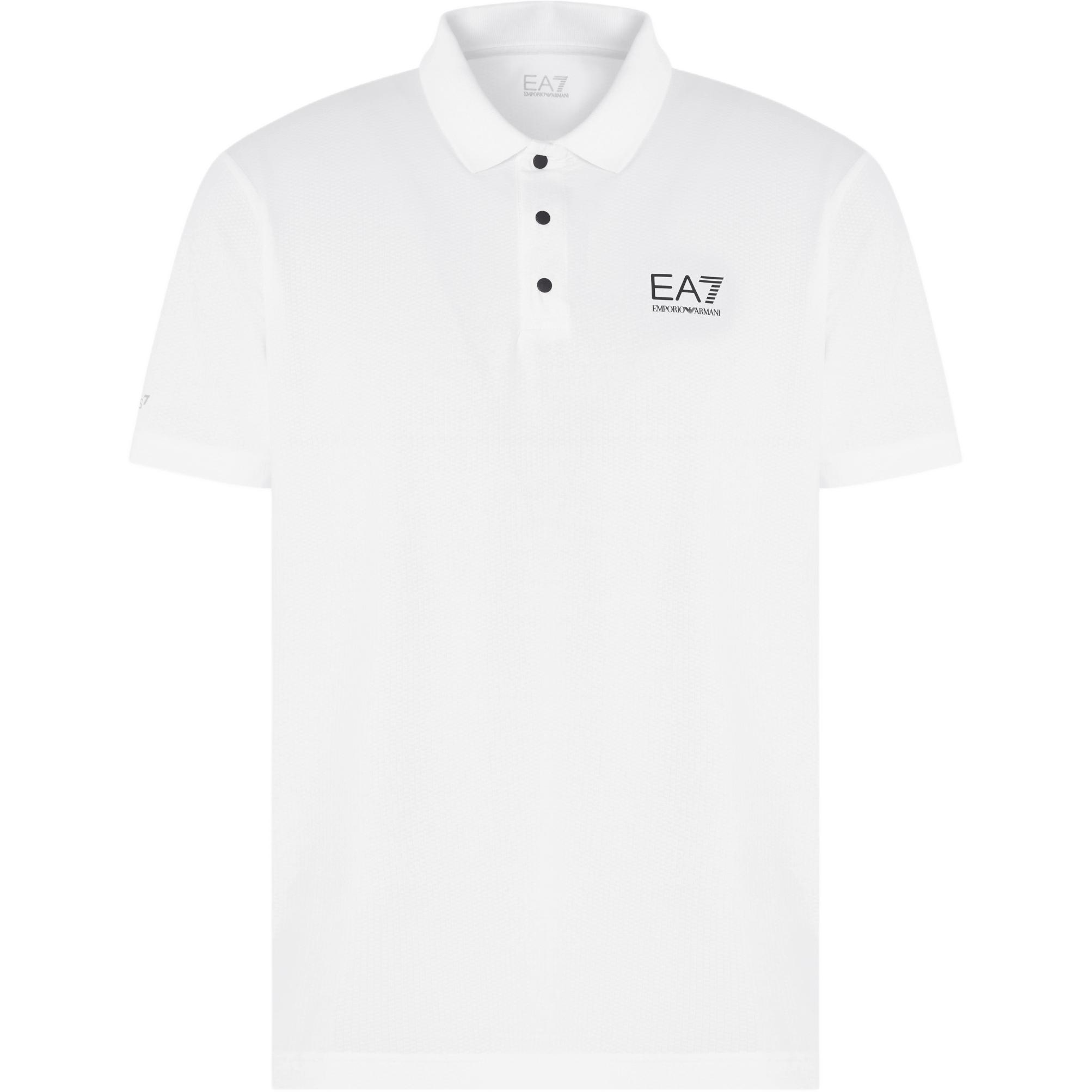 

Emporio Armani EA7 Two-Tone Logo Button Short Sleeve Polo Shirt Men tops White 7M000168-AF13755-U0002 XXXL