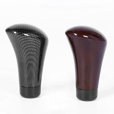Universal Gear Shift Knob Plastic Carbon Fiber Grain Mahogany Color Manual Gear Shift Stick Shifter