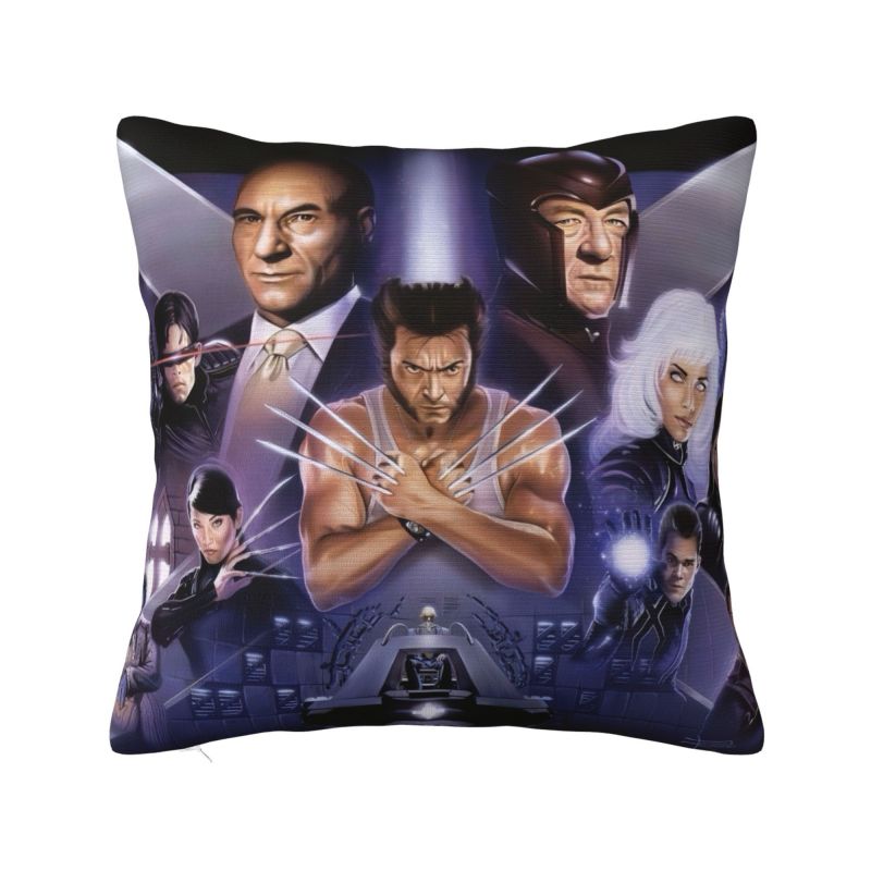 Benutzerdefinierte Luxus Disney X-Men Marvel Film Kissenbezug für Sofa Polyester Kissenhülle Heimdekoration