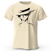 2026 Neues One Piece Luffy Reine Baumwolle Kurzarm Herren und Damen Modische Streetwear Übergröße Locker Sport T-Shirt