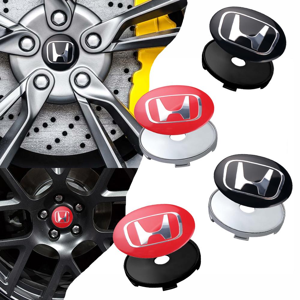 56/60MM Car Wheel Center Hub Caps Dust Cover Sticker Accessories For Honda Civic Accord CRV HRV Can City Fit Odyssey XRV Spirior