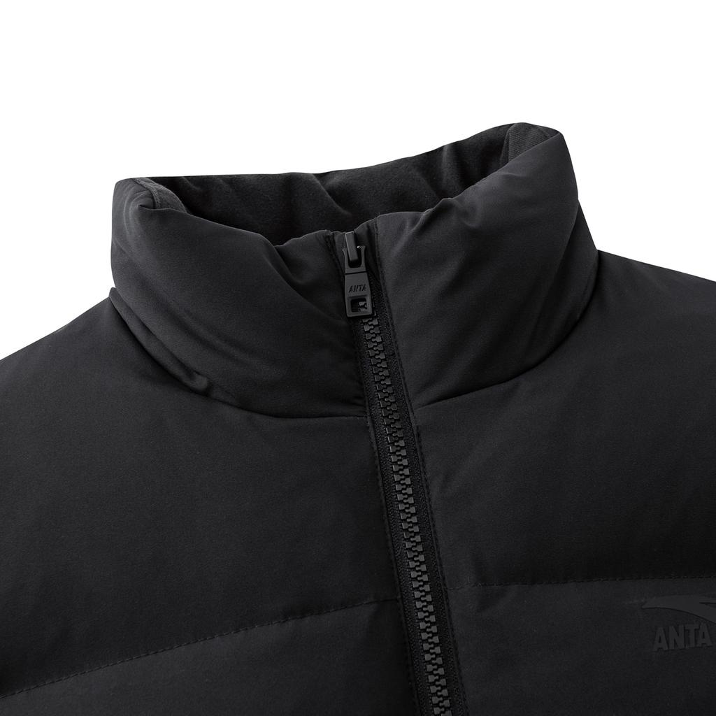 Anta Life Series 2025 Autumn Basic Black Down Vest Women Vests 962548905-3