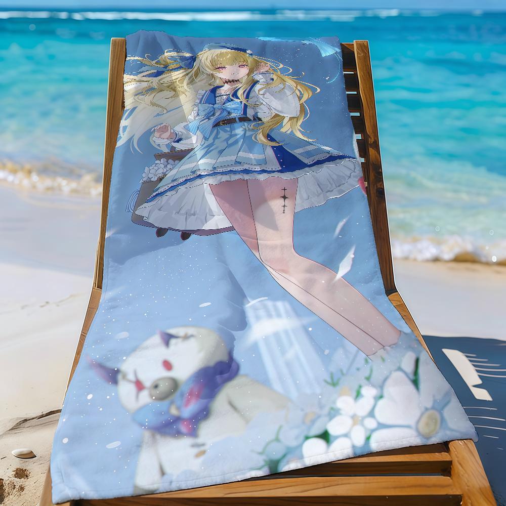 

Phoebe Wuthering Waves Towel Sports Quick Dry Travel Camping Gear Sandproof Soft Light Large Beach Towel W40*H60(CM)