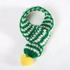 Pet dog sweater trendy autumn and winter new pet clothes solid color twist knitting warm and comfortable