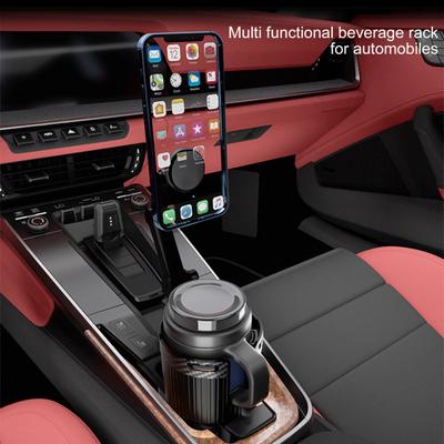 Magnetic Car Cup Holder Phone Mount for IPhone 15 Pro Max 14 13 12 Series Easy Install 2-in-1 Cell Phone Mount