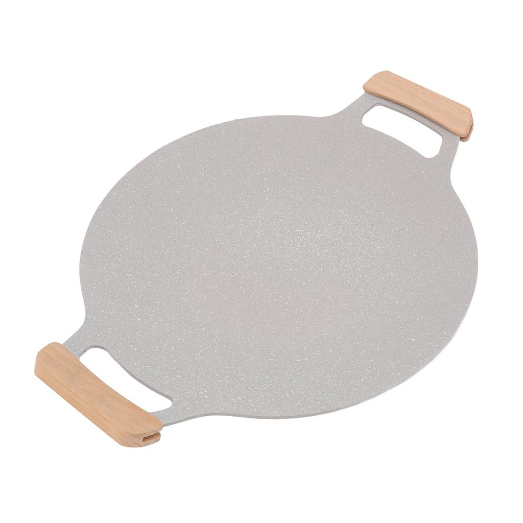 Indoor Outdoor Korean Grill Pan Nonstick Aluminum BBQ Grill Plate with Handles for Gas Stovetop