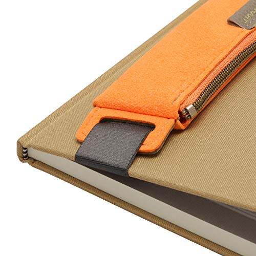 Color Chart Traveler's Band Pencil Case A5 (73 Lantern Cherry)
