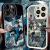 Phone Case for iPhone 17 Air 16E 15 16 Pro Max I-Invincible Anime Cover 14 Plus 13 12 Mini Soft Shell Silicone Fundas