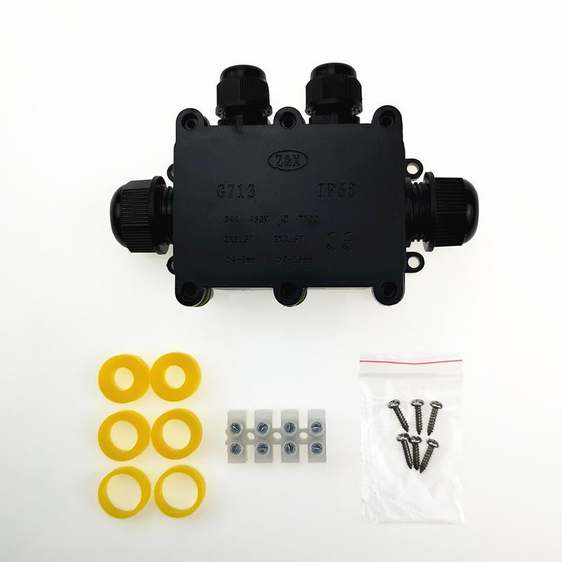 IP68 Waterproof Junction Box Electrical 2/3/4/5/6 Way Enclosure Block Cable Connecting Line Protection for Wiring Accessories