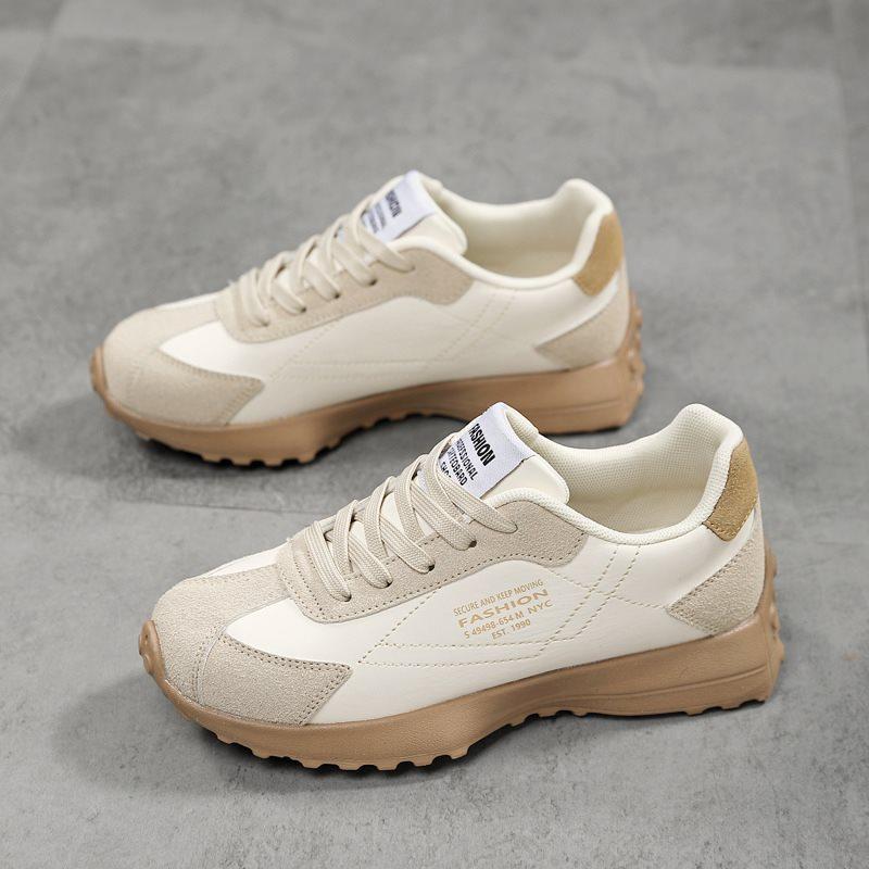 Women's New Casual Versatile Leather Soft-soled Forrest Gump Shoes