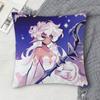 white lily cookie Doublesided Printed Square Decorative Cushion Cover for Sofa Living Room Home Decor