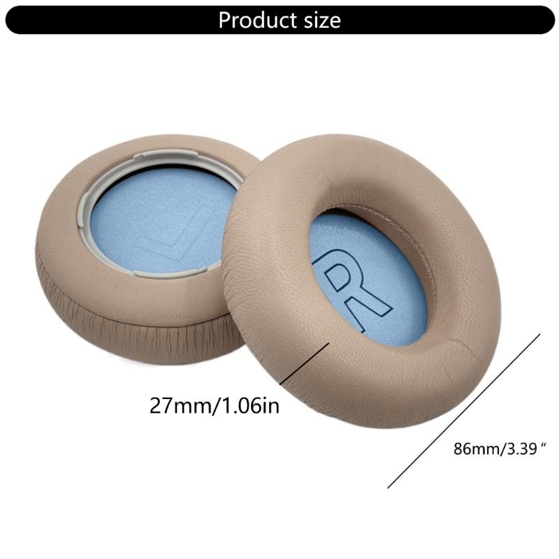 Soft Earpads Replacement Sponge Cushion Earbuds Sheepskin Leather Earpads for H9 3rd Gen Headphone