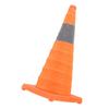 Collapsible Traffic Safety Cone with Reflective Collar Multi Purpose for Car Driving Practice Road Parking