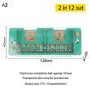 Single Phase 2-In 4/12 Outgoing Brass Terminal Block Box Household Distribution Box Junction Box Terminal Block 220 V