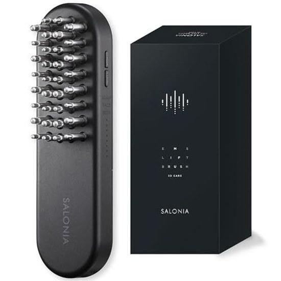 SALONIA EMS Lift Brush 3D Care Electric Facial Device Scalp Up
