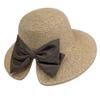 Foldable Women Sun Hat Wide Brim Women's Straw Panama Hat Summer Beach Sun Hat  For Women Outdoor