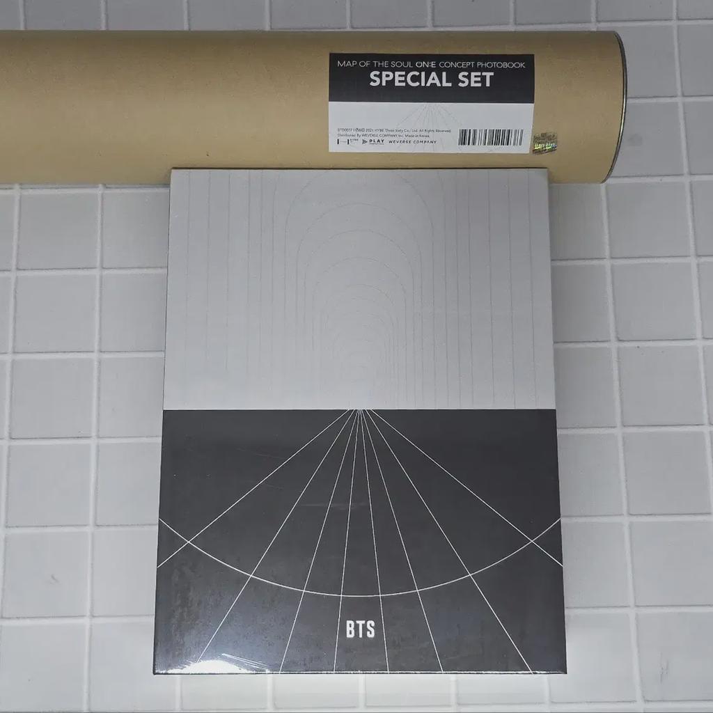 Bts Map Of The Soul Concept Book Limited Poster Set Brand New
