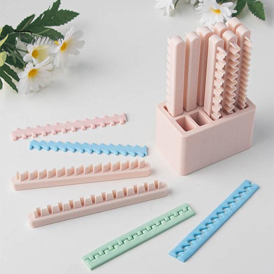 Polymer Clay Petal Line Cutter Cutter, Stripe Tool, Wavy Geometric Flower for Jewelry Making, Crafting Projects Tool