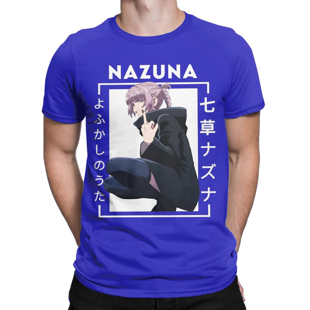 Printed Call of the Night Nazuna Nanakusa T Shirt For Unisex  Cotton Tee Shirt Short Sleeve Clothes